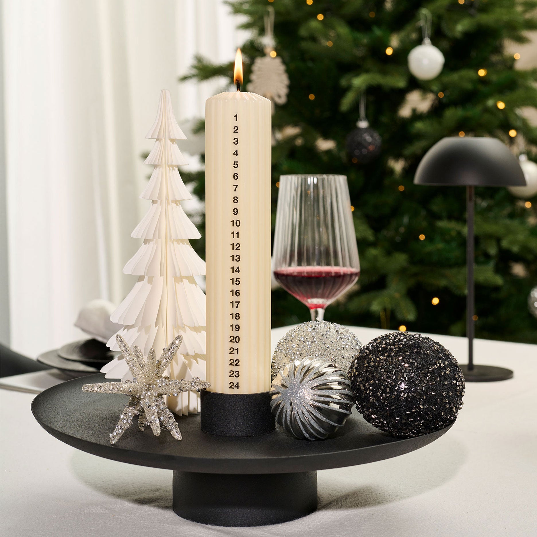 Rillet Kalenderlys, 60 timer.